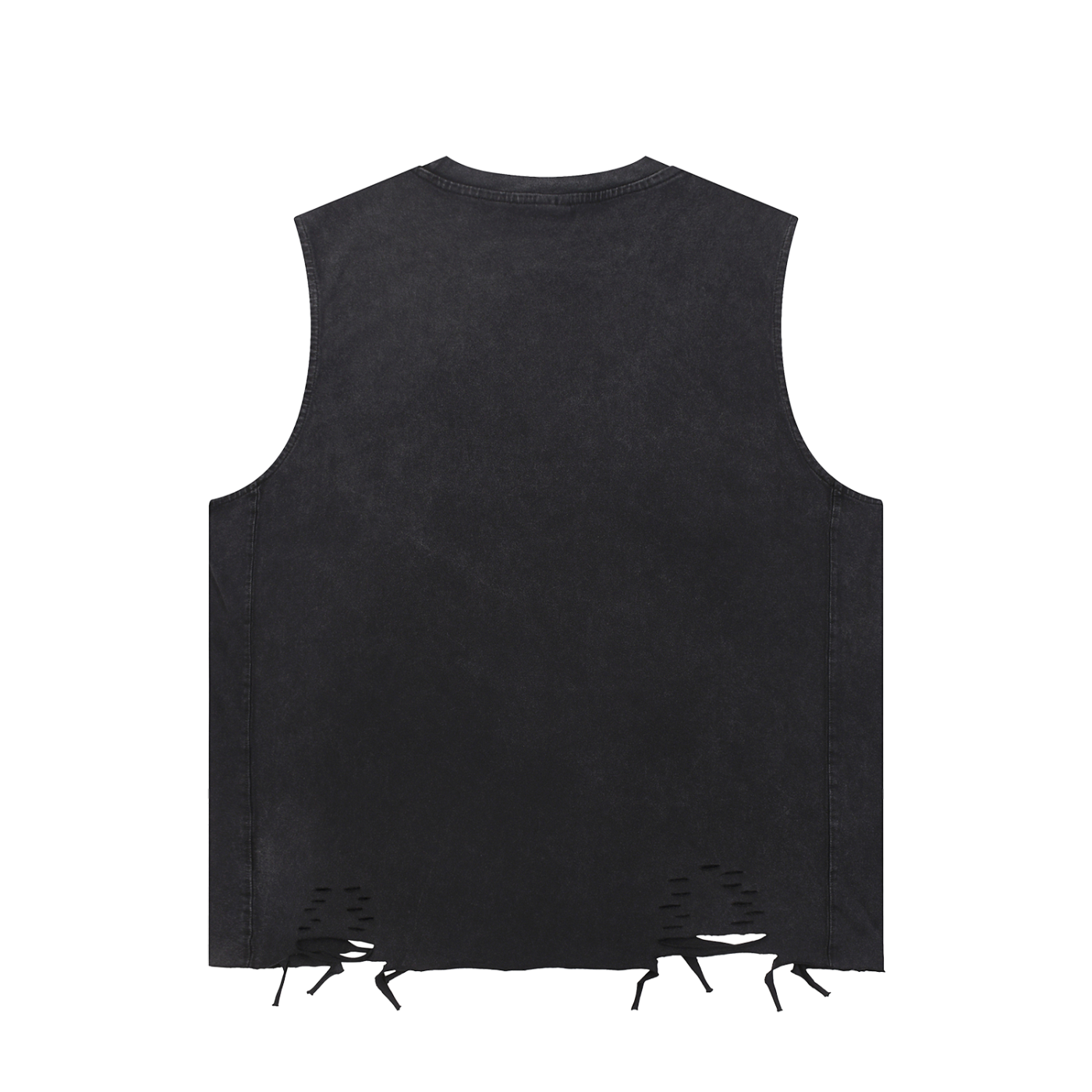 Drum and Bass Raw-Hem Tank Top