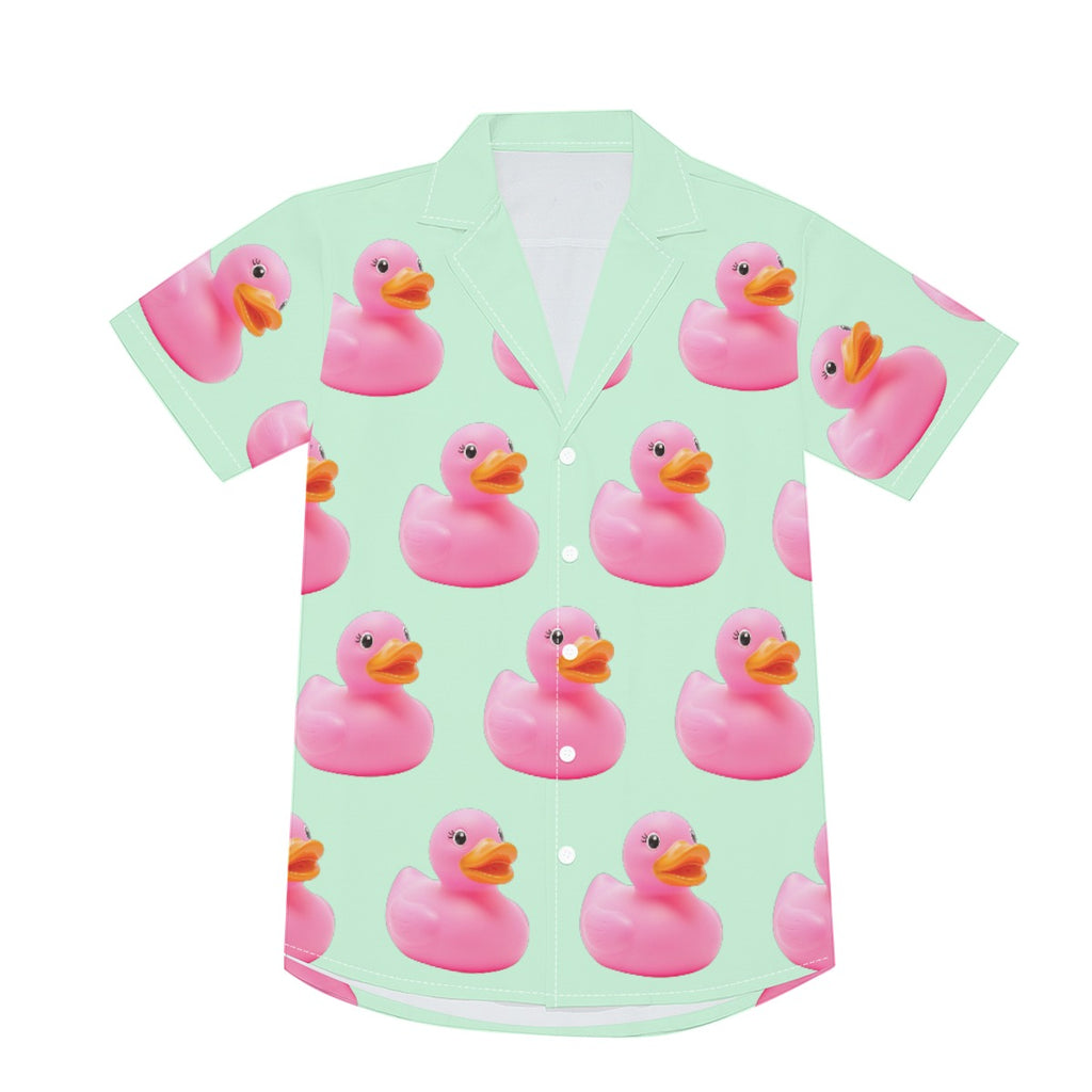 Men's Shirt in Pink Rubber Duck
