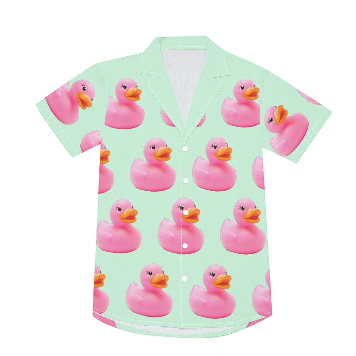 Men's Shirt in Pink Rubber Duck