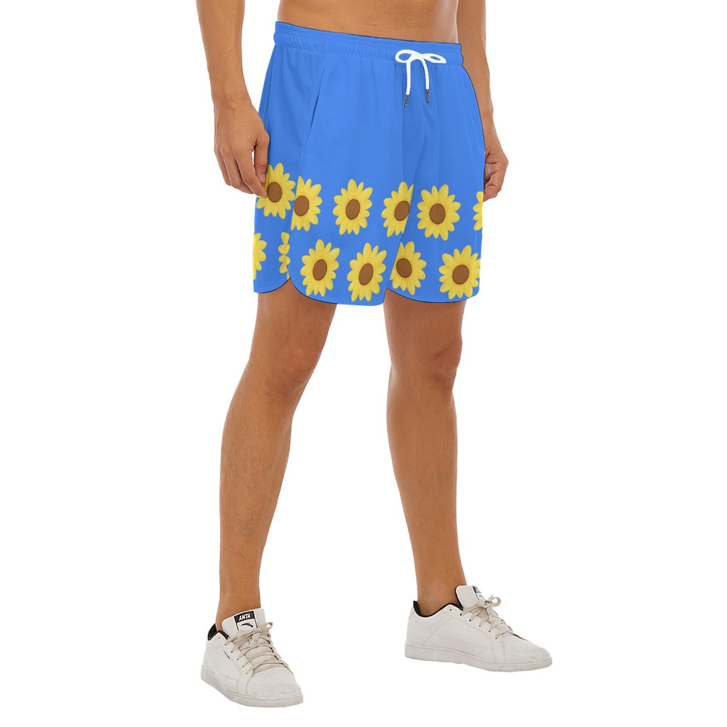 Men's Side Shorts in Daisy