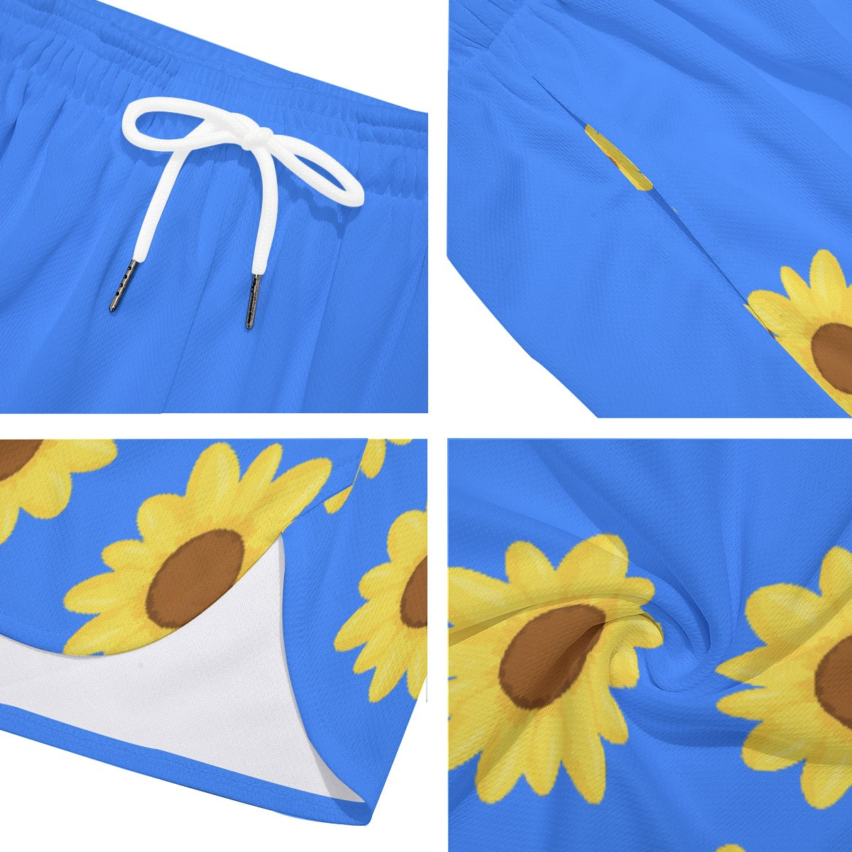 Men's Side Shorts in Daisy