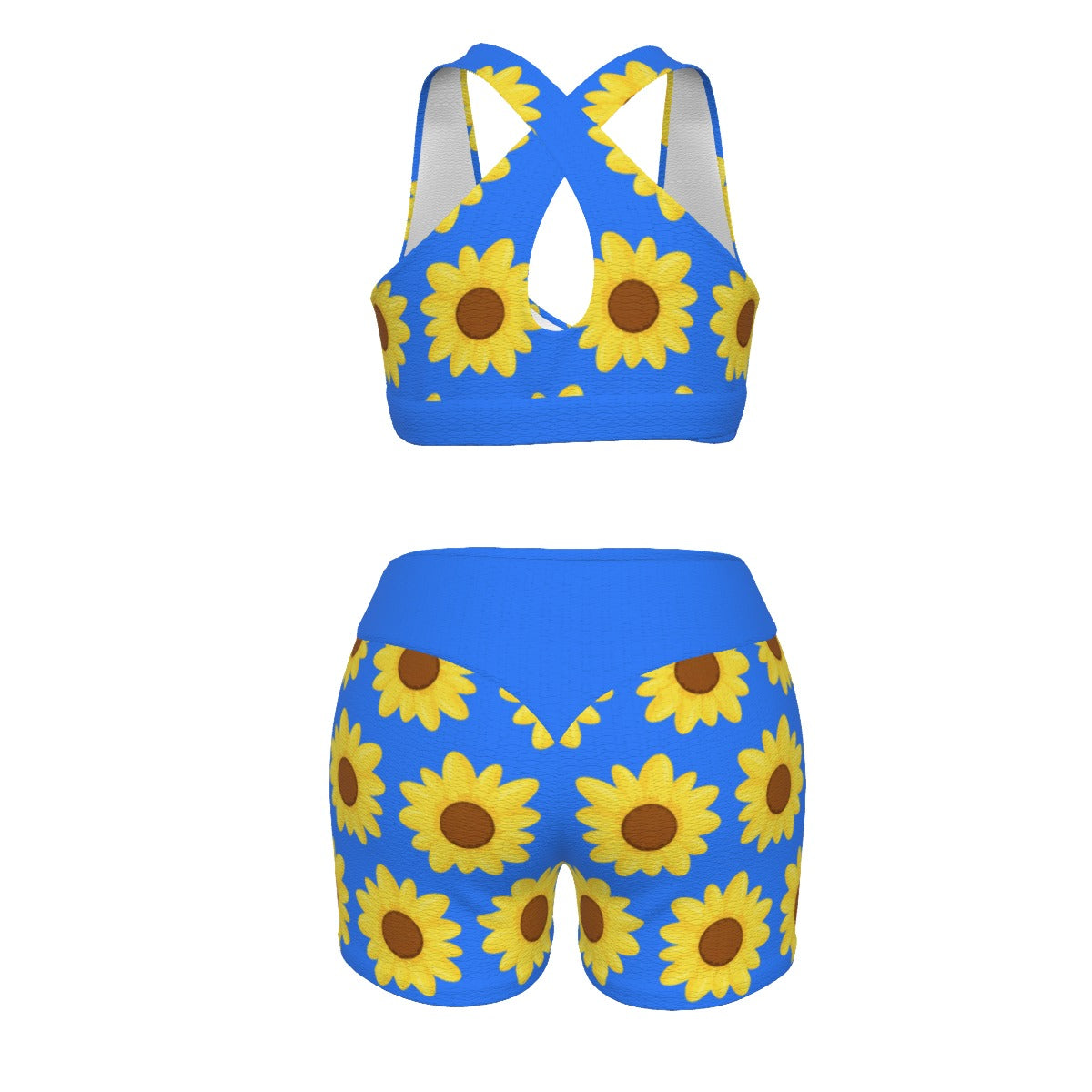 Women's Crop Top Set in Daisy