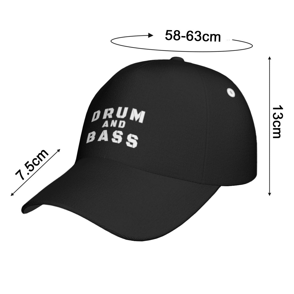Drum and Bass Peaked Cap