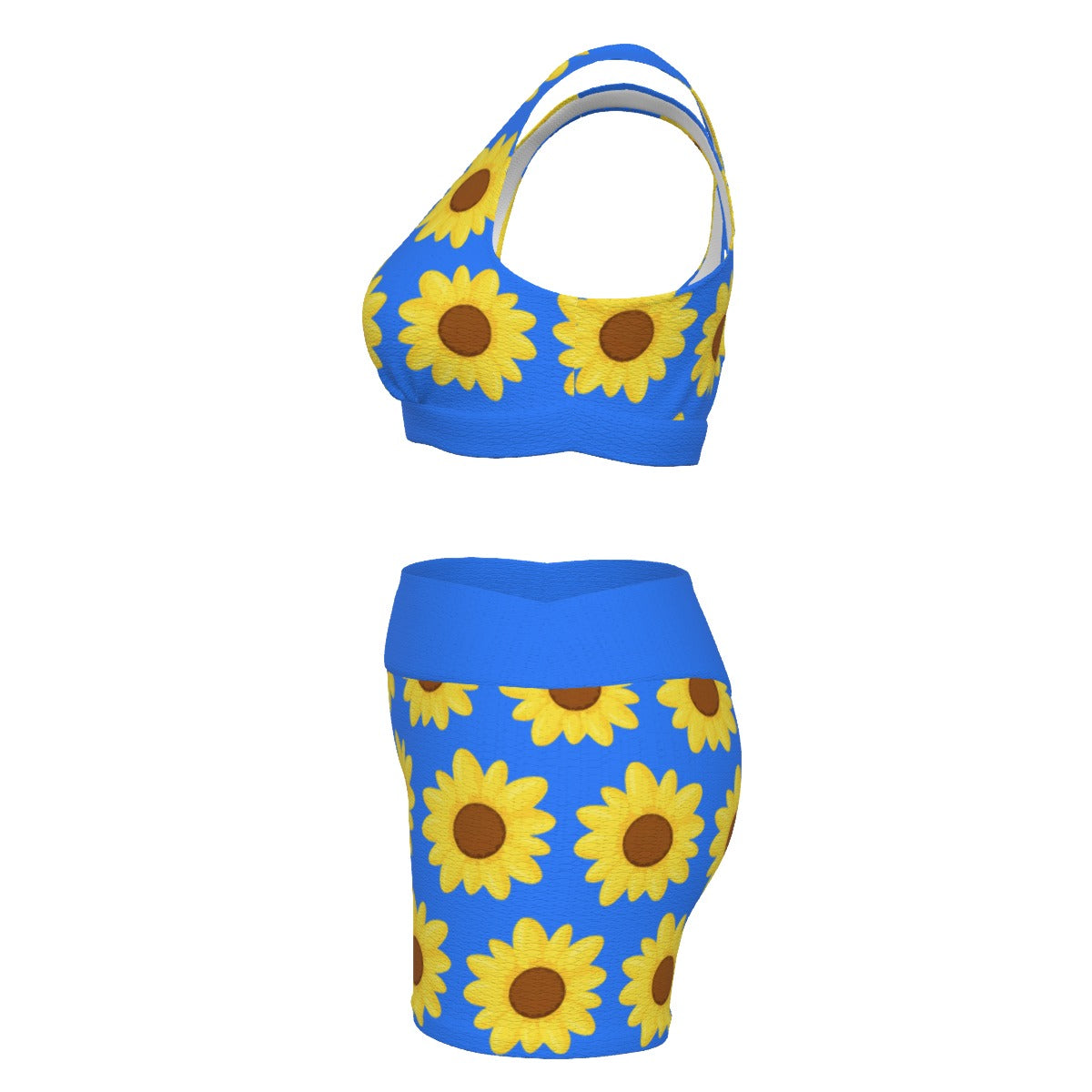 Women's Crop Top Set in Daisy