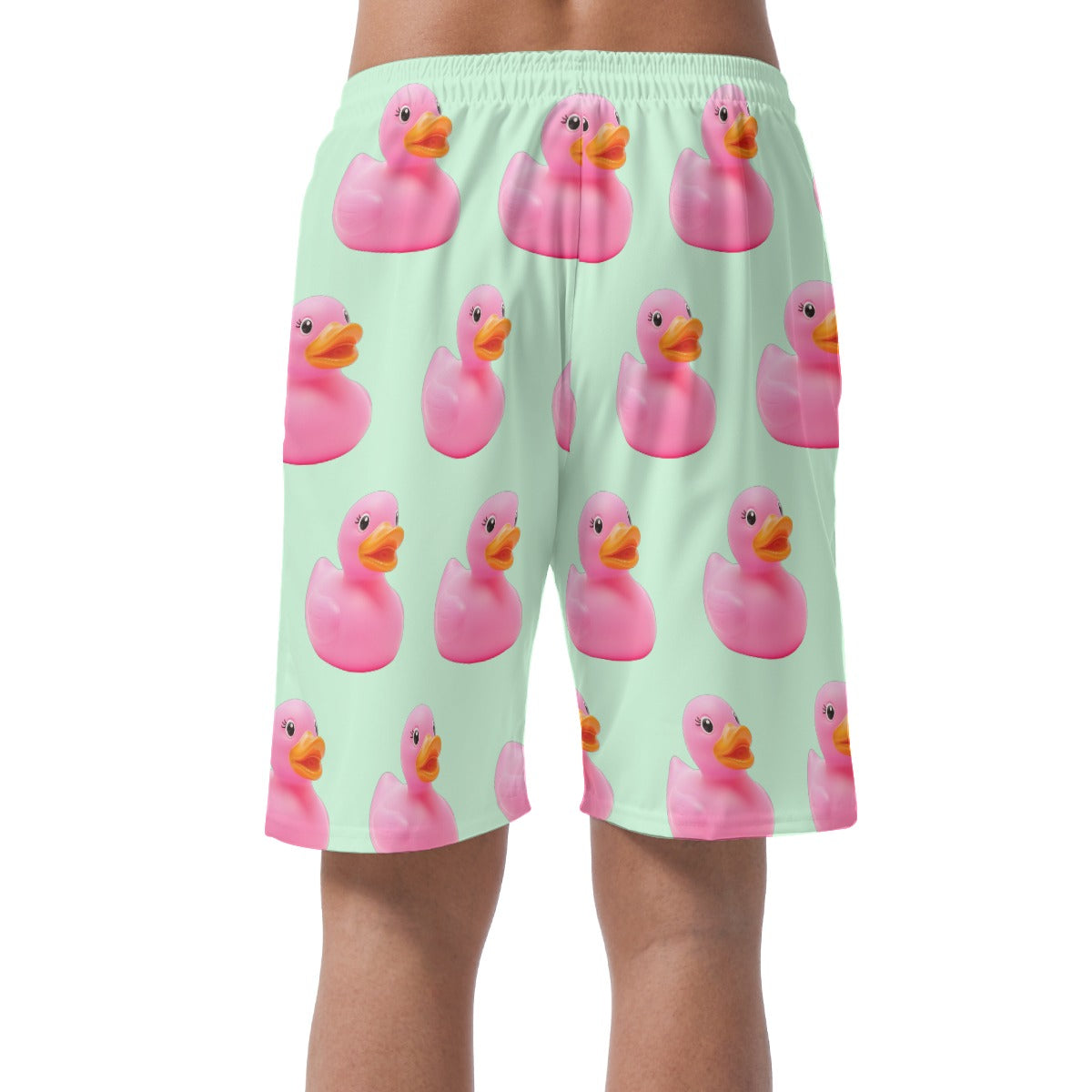 Men's Shorts in Pink Rubber Duck