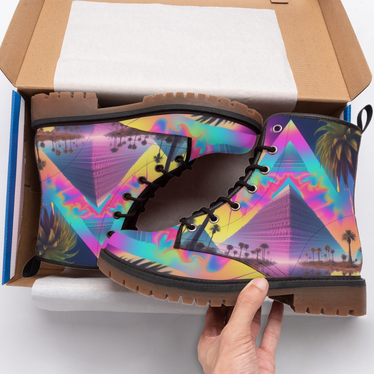 Trippy Pyramid Boots - Men's Sizing