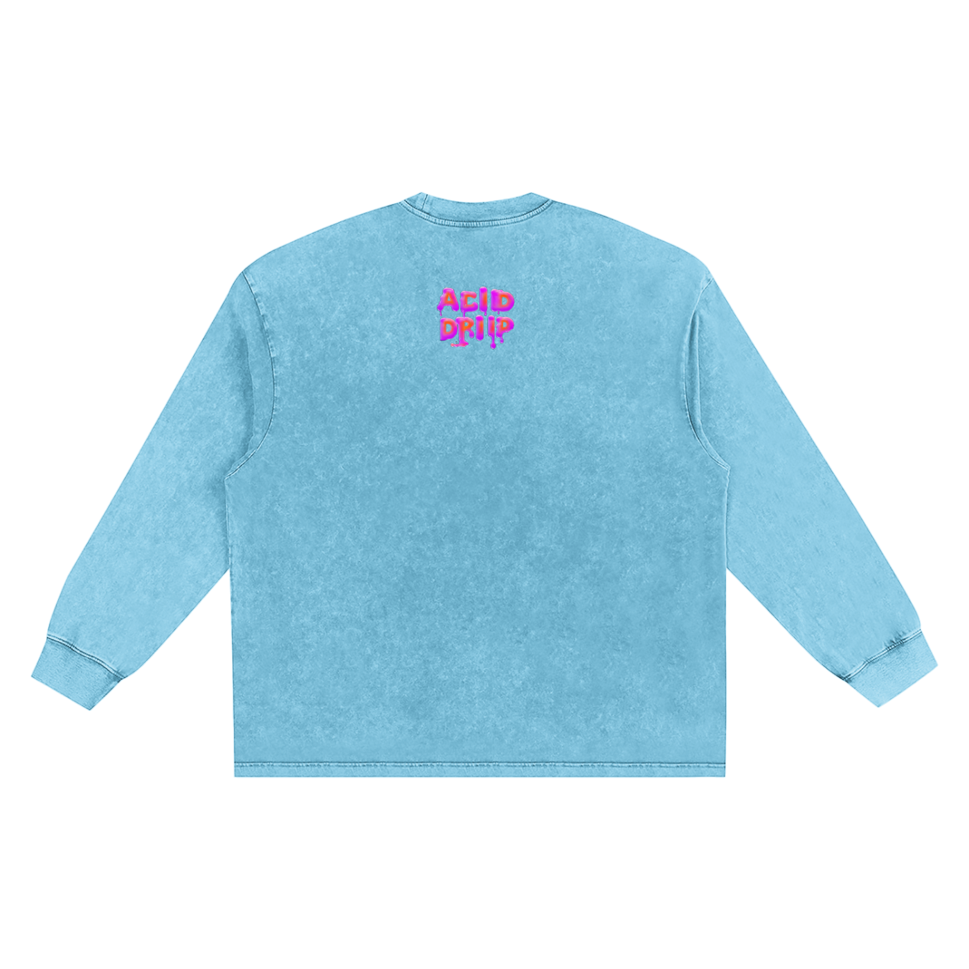 Acid Driip Core Frayed Edge Long Sleeve Shirt