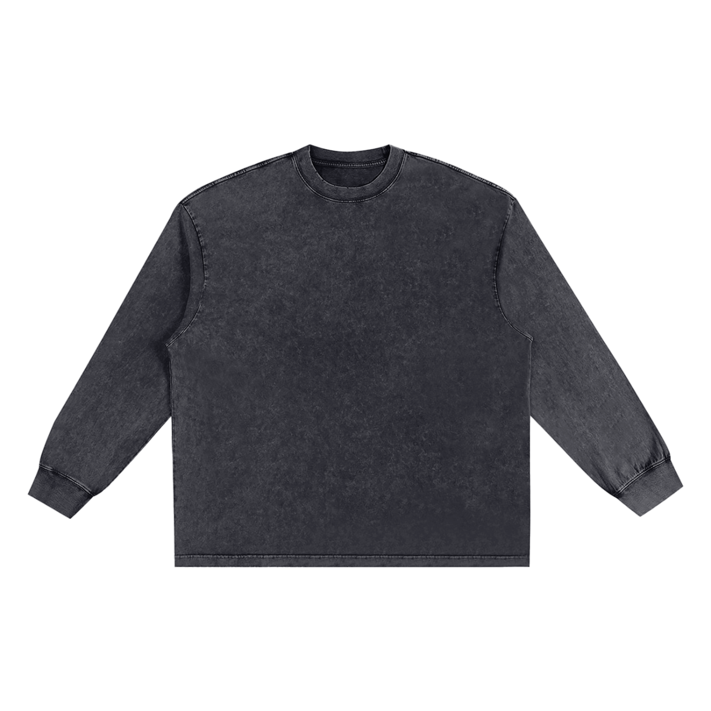 Acid Driip Core Frayed Edge Long Sleeve Shirt