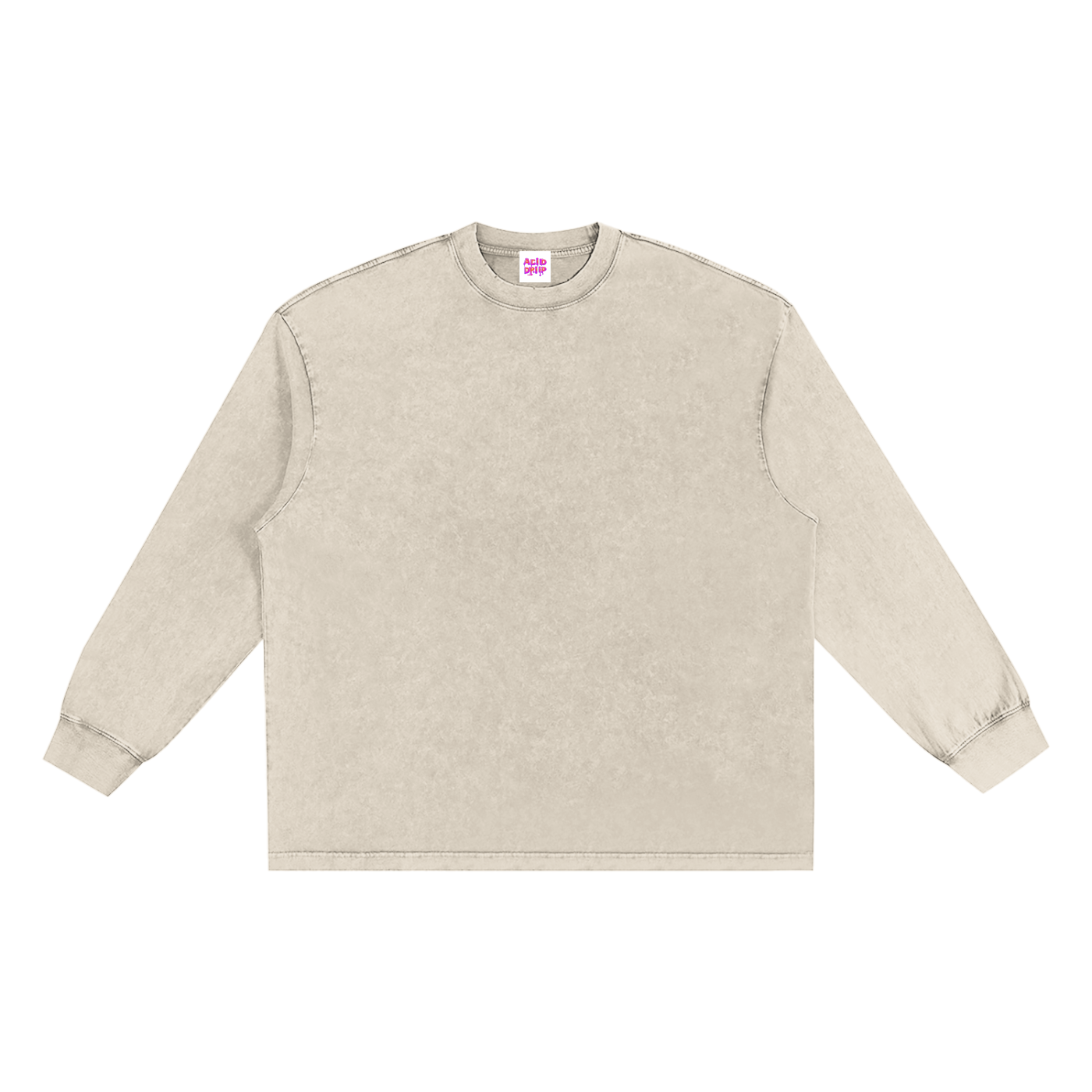 Acid Driip Core Frayed Edge Long Sleeve Shirt